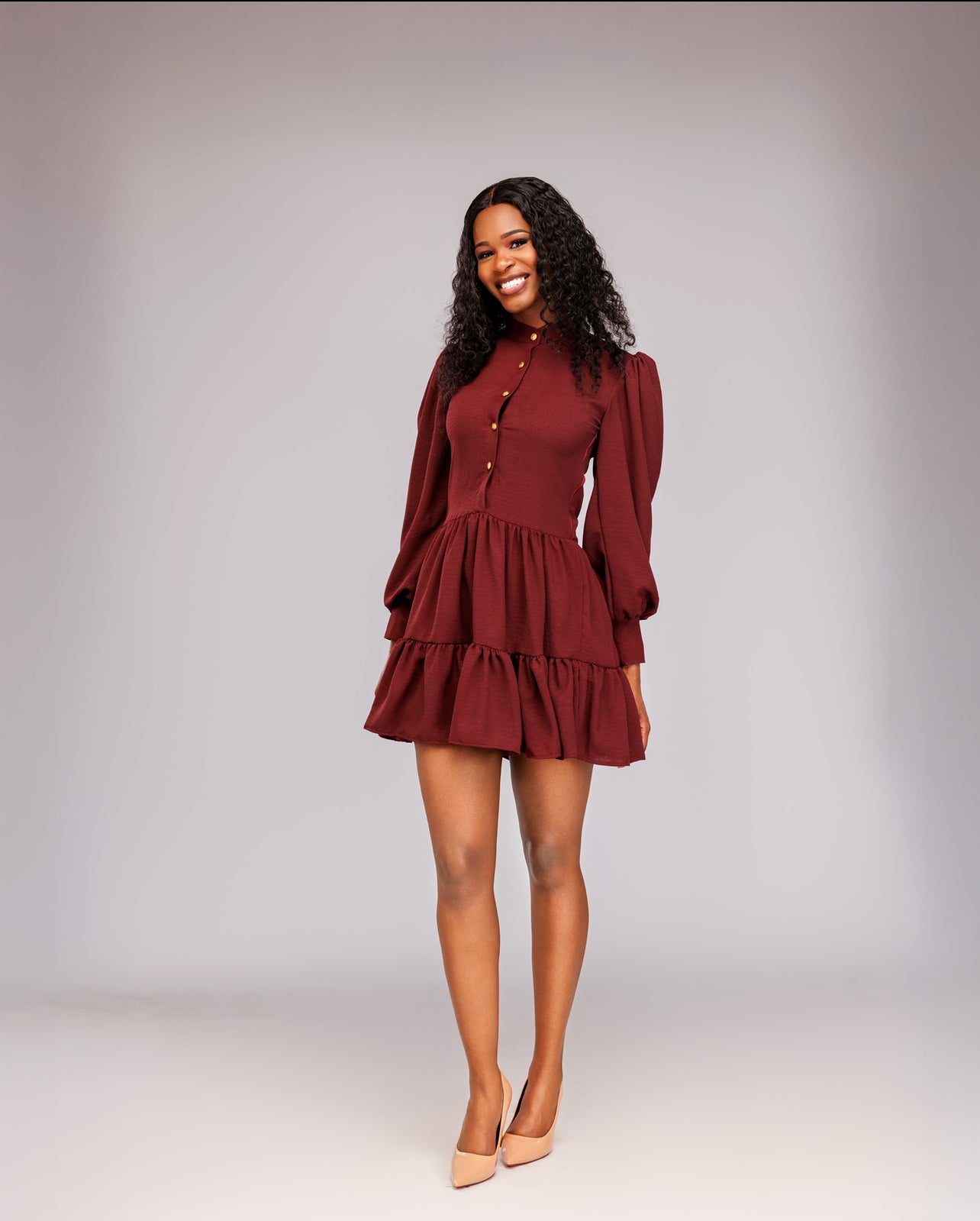 Cute Burgundy dress