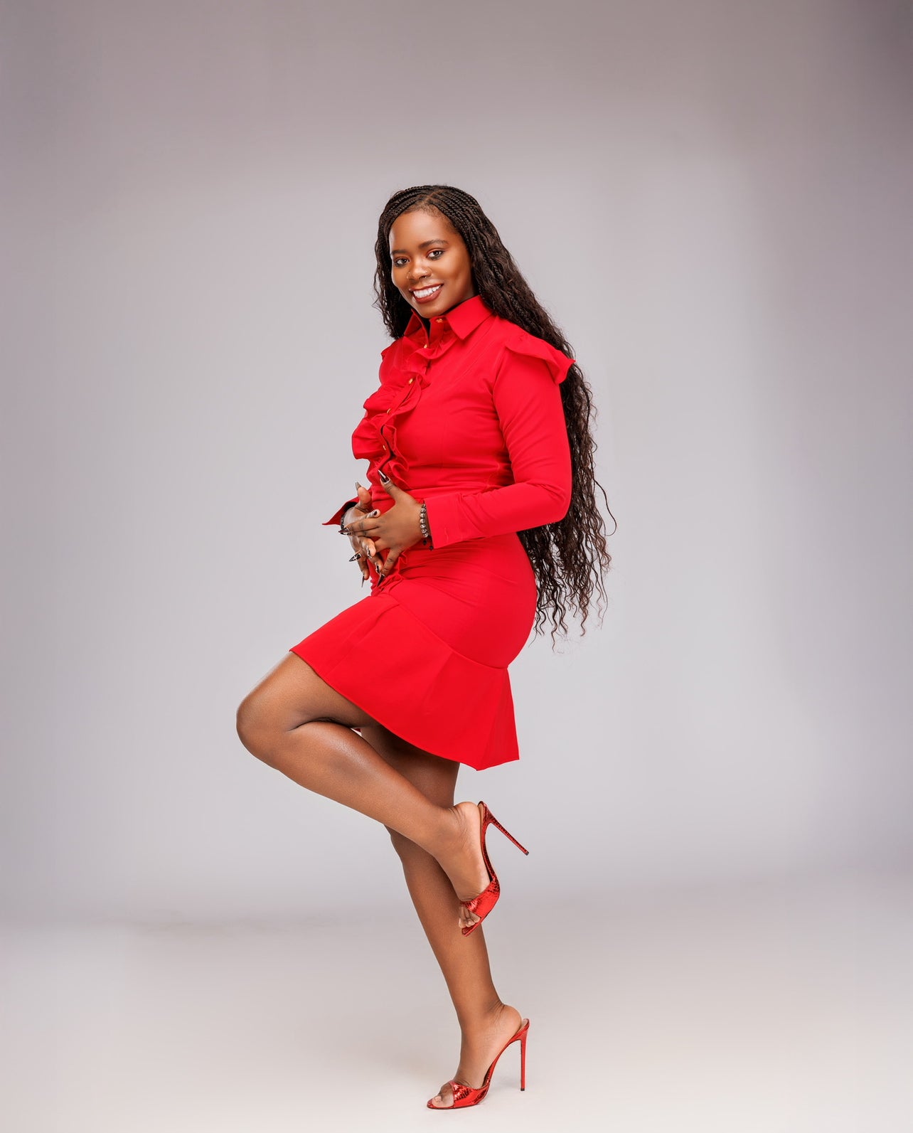 Red dress